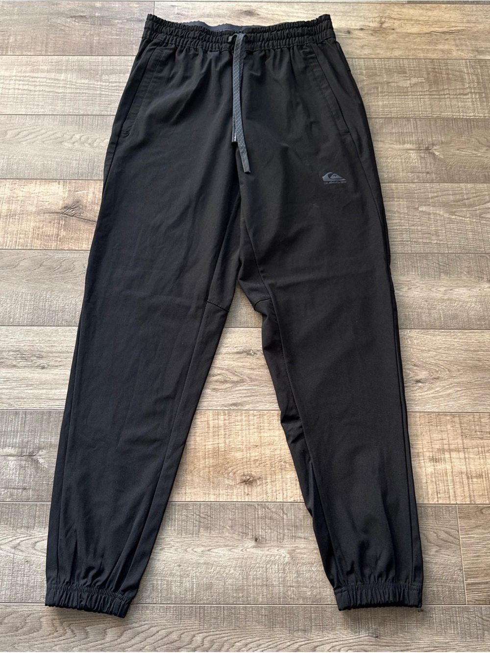 Quiksilver Black Jogger Pants with Elastic Waist size small